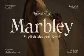 Шрифт Marbley